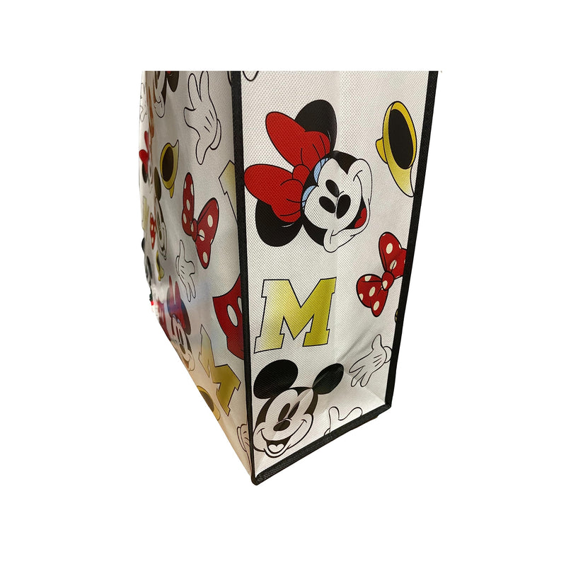 Legacy Licensing Partners Disney's Mickey and Minnie Mouse Extra Large Collectable 26" inch Reusable Tote Bag