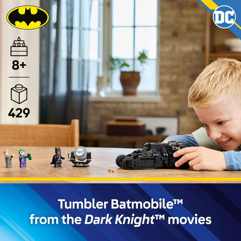 LEGO DC Batman Tumbler vs. Two-Face & The Joker Toy Building Set - Superhero Batmobile Toy from The Dark Knight for Kids, Boys and Girls, Ages 8+