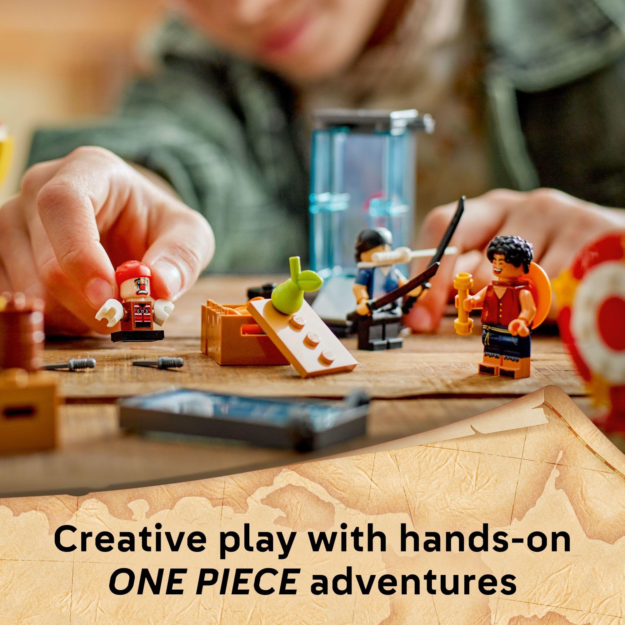 LEGO ONE Piece Buggy The Clown’s Circus Tent Building Blocks - Creative Building Toy for Boys & Girls, 8+ - 4 Toy Figures & Playset for Pretend Play