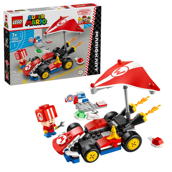 LEGO Super Mario: Mario Kart Standard Kit - Collectible Toy Building Set for Kids, Boys and Girls, Ages 7+ - Nintendo Mario Kart Toy for Fans