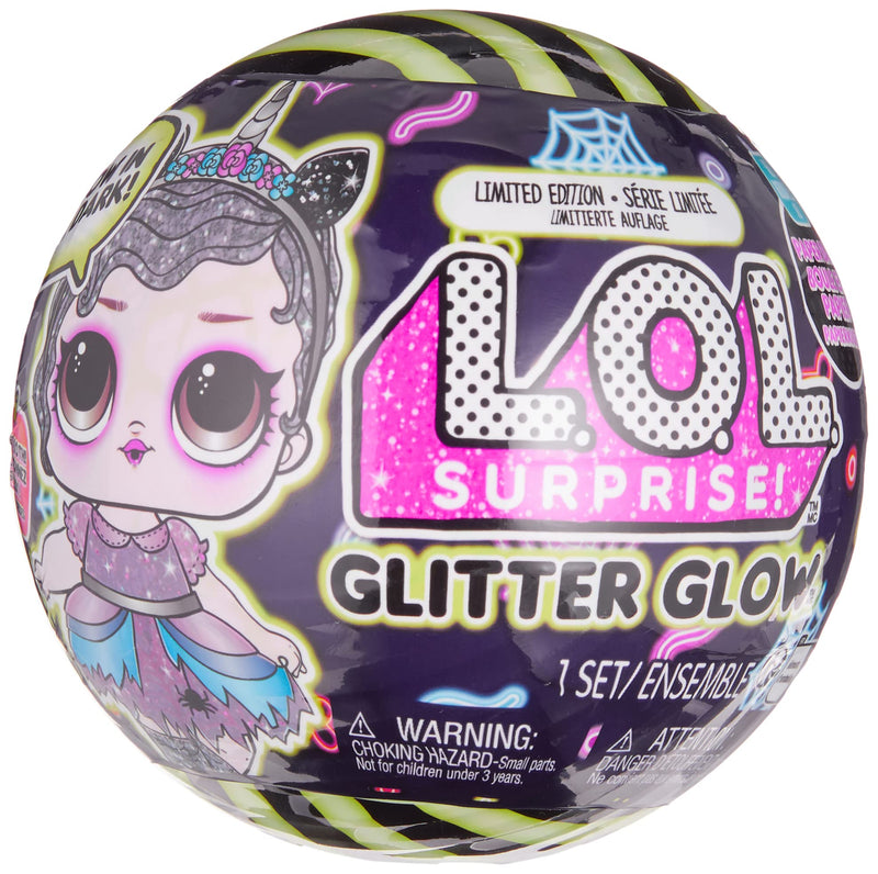 L.O.L. Surprise! Glitter Glow Doll Enchanted B.B. with 7 Surprises, Halloween Dolls, Accessories, Limited Edition Dolls, Collectible Dolls, Glow-in-The-Dark Dolls