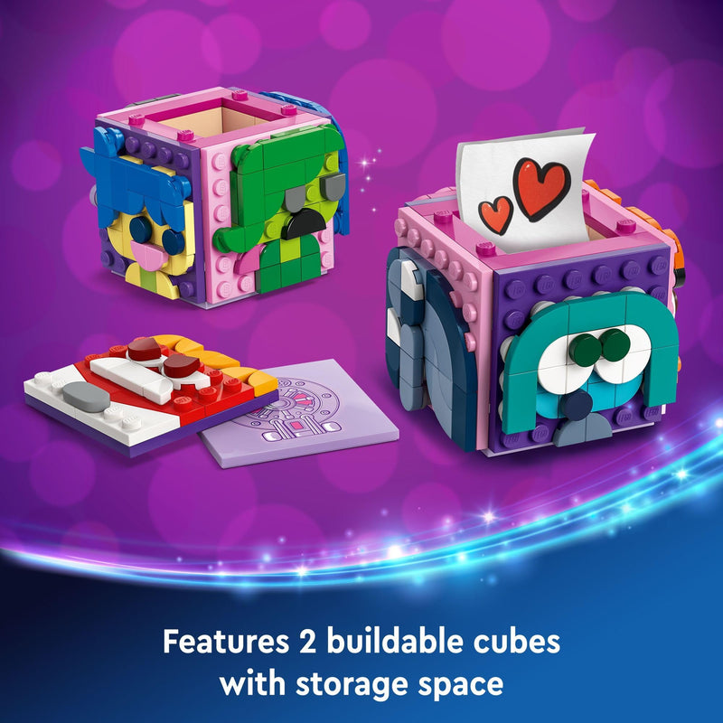 LEGO|Disney Inside Out 2 Mood Cubes from Pixar, Disney Toy Building Kit from The Movie, Fun Fantasy Toy to Share Emotions, Disney Gift Idea for Movie Fans, Girls and Boys, 43248