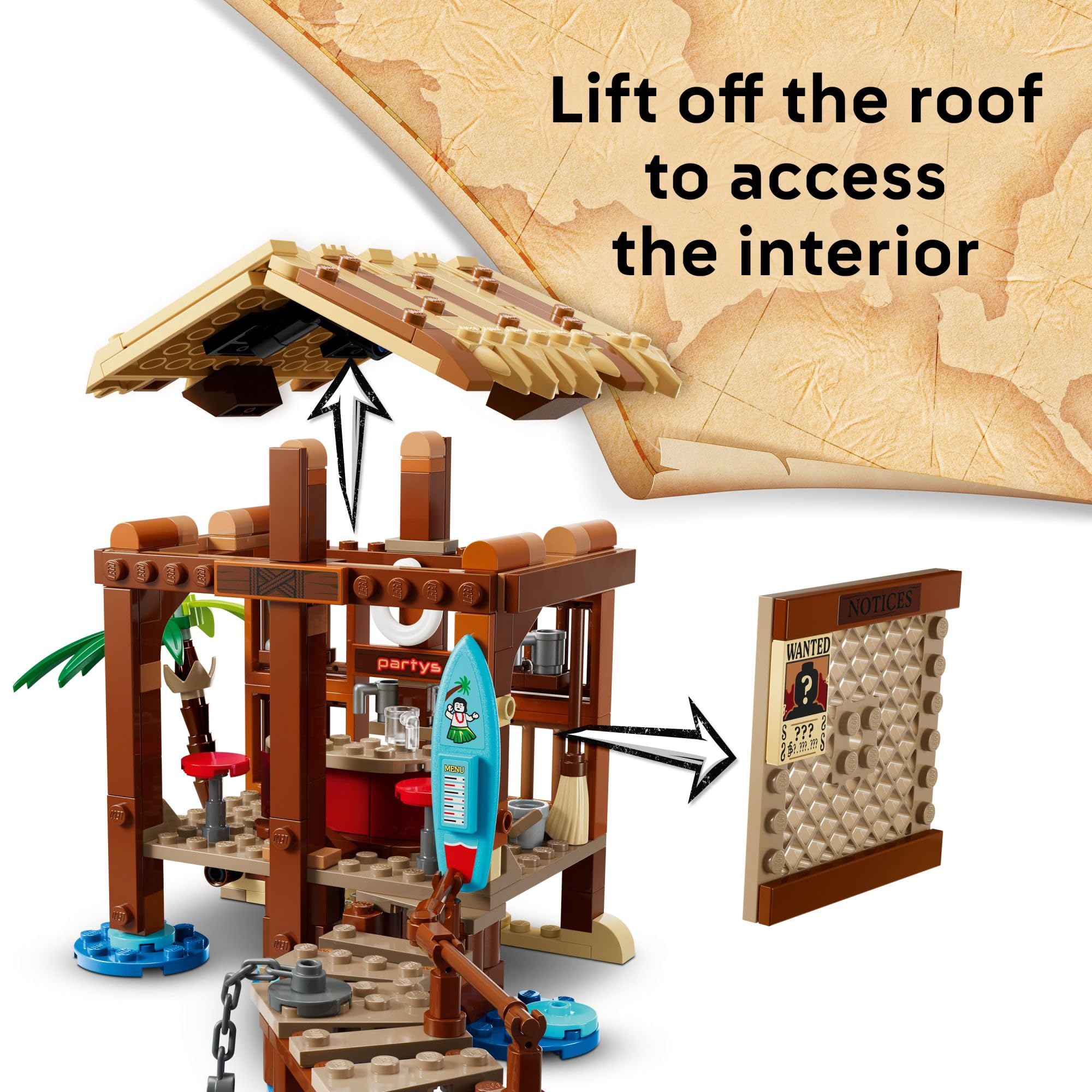 LEGO ONE Piece Windmill Village Hut Building Blocks - Pretend Play Building Toy for Boys & Girls, Ages 8+ - Toy Figures & Playset for Anime Fans - Gift Idea for Birthdays - 75636
