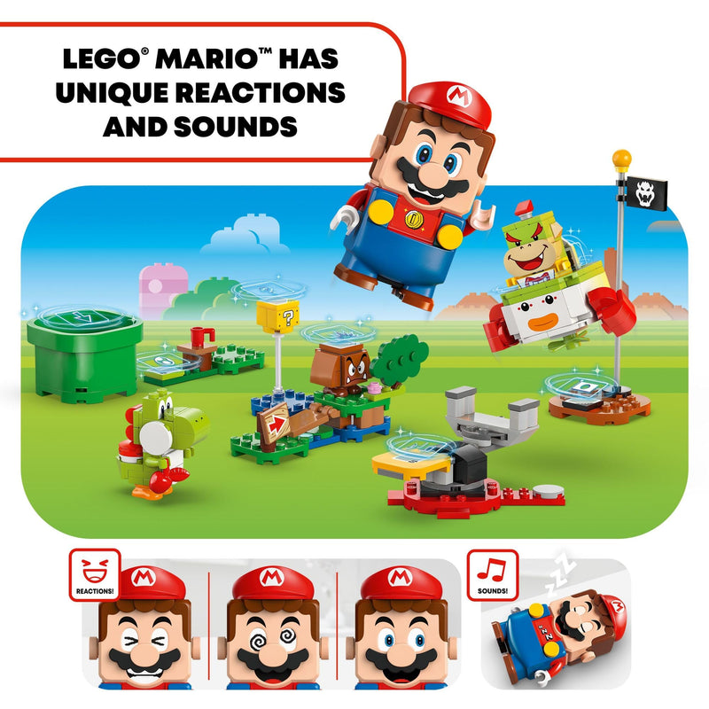 LEGO Super Mario Adventures with Interactive Mario, Bowser Jr.’s Clown Car Playset Vehicle, Yoshi Toy, Mario Playset, Nintendo Toy Gift for Boys, Girls and Gamers Ages 6 and Up, 71439