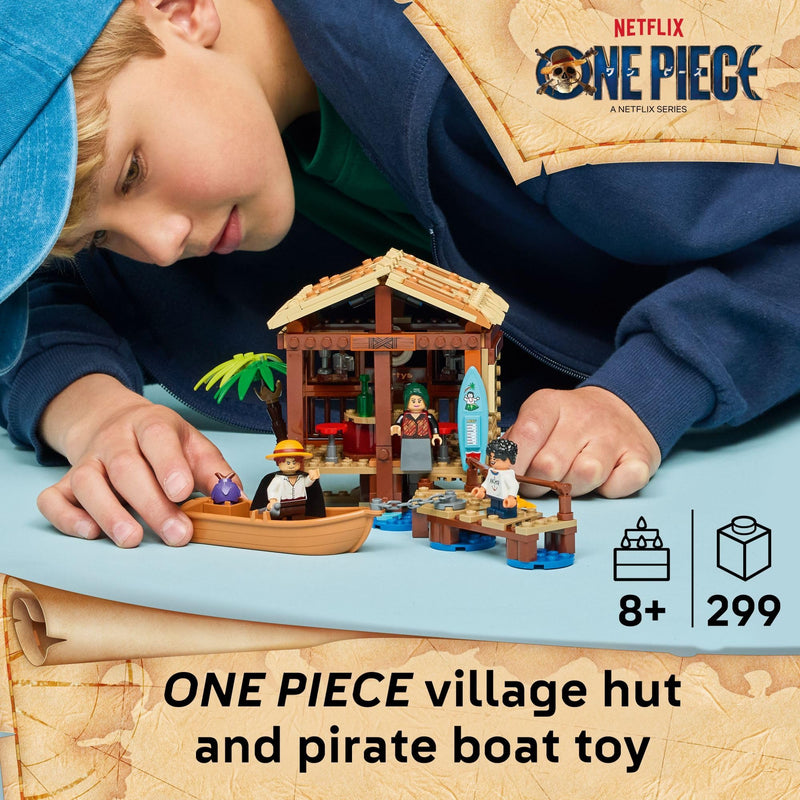 LEGO ONE Piece Windmill Village Hut Building Blocks - Pretend Play Building Toy for Boys & Girls, Ages 8+ - Toy Figures & Playset for Anime Fans - Gift Idea for Birthdays - 75636