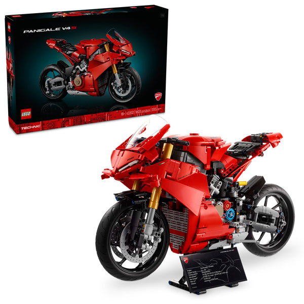 LEGO Technic Ducati Panigale V4 S Motorcycle Toy - Building Set for Adults, Men & Women, Ages 18+