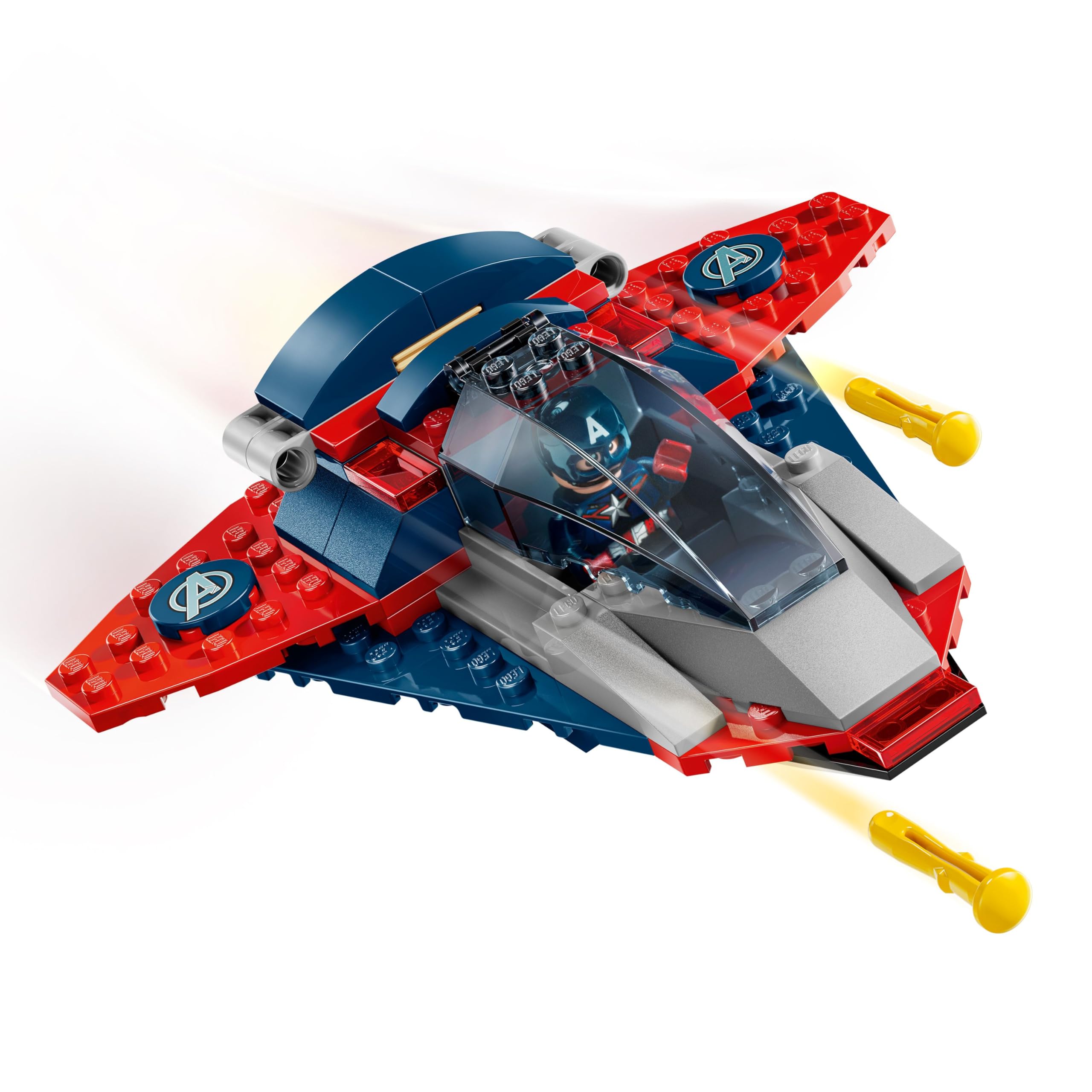 LEGO Marvel Captain America vs. Thanos Building Toy - Pretend Play Set for Boys & Girls, Ages 4+ - Kids Building Blocks W/ 2 Super Hero Toy Minifigures