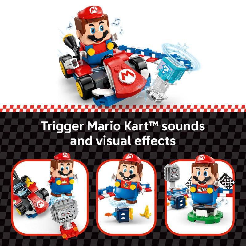 LEGO Super Mario: Mario Kart – Interactive Mario & Standard Kart Building Toy - Pretend Play Racing Playset for Boys & Girls, Ages 7+ - Gift for Christmas - 72043
