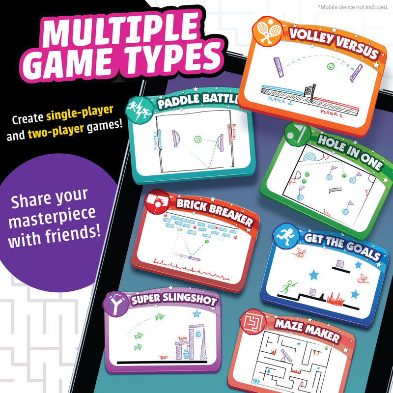 Abacus Brands Pixicade! Turn Drawings Into Playable Video Games! | Doo ...