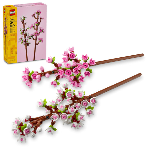 LEGO Cherry Blossom - Building Toy for Kids, Girls & Boys, Ages 8+ - Artificial Cherry Blossom Decor for Home & Display - Stocking Stuffer and Gift Idea for Christmas - 40725