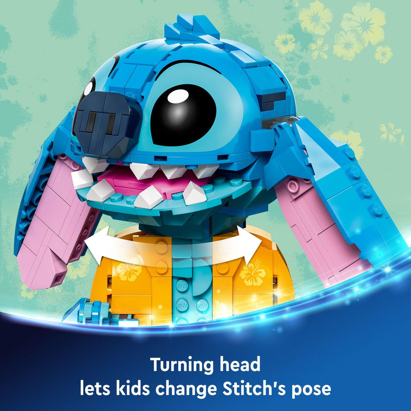LEGO Disney Stitch Toy Building Kit for Girls & Boys