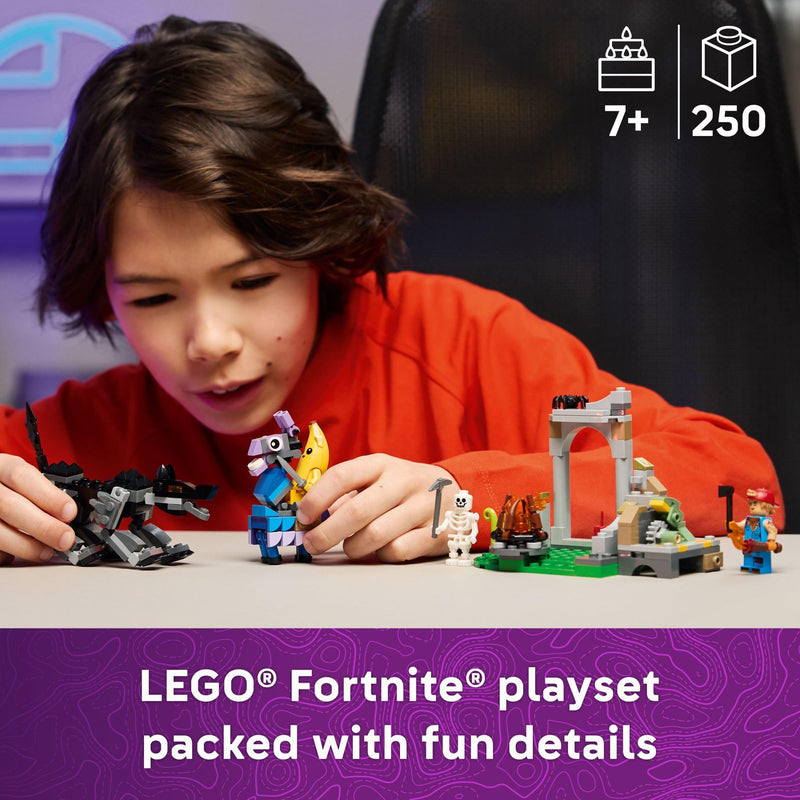 LEGO Fortnite Peely & Sparkplug’s Camp Kids Toy - Pretend Play and Video Game Building Set for Girls & Boys, Ages 7+ - Fortnight Toy Figures Peely, Sparkplug, & More