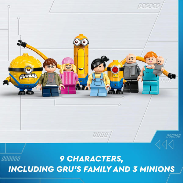 LEGO Despicable Me 4 Minions and Gru's Family Mansion, Minions Toy House and Tree Playset from Movie, Fun Despicable Me Toy, Creative Gift for Boys and Girls Aged 8 and Up, 75583