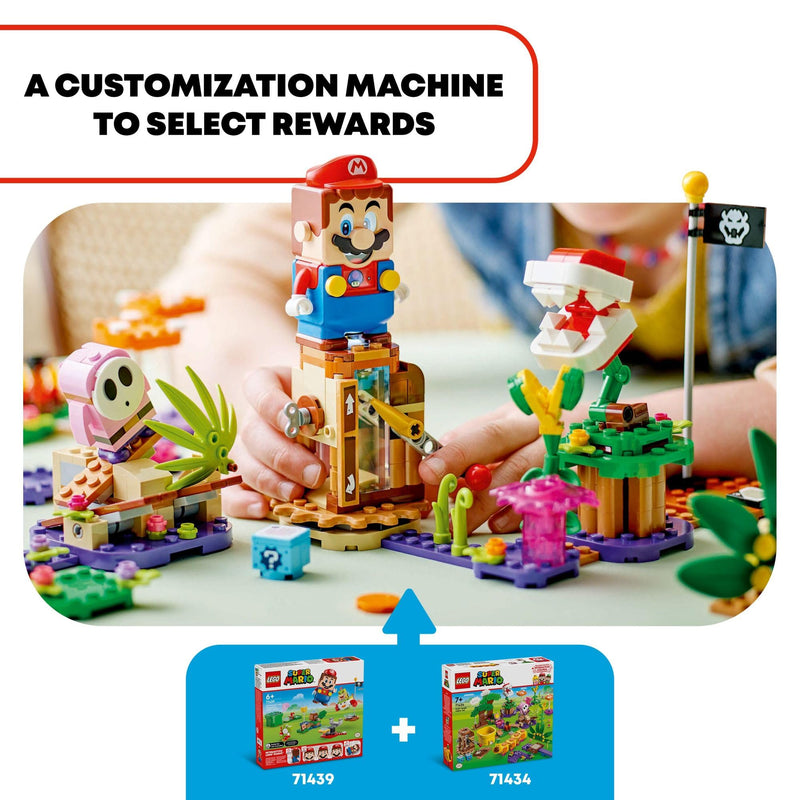 LEGO Super Mario Soda Jungle Maker Set, Customizable Nintendo Birthday Gift, Mario Playset for Kids, Pink Shy Guy and a Wiggler, Jungle Toys for Boys, Girls and Any Gamers Ages 7 and Up, 71434