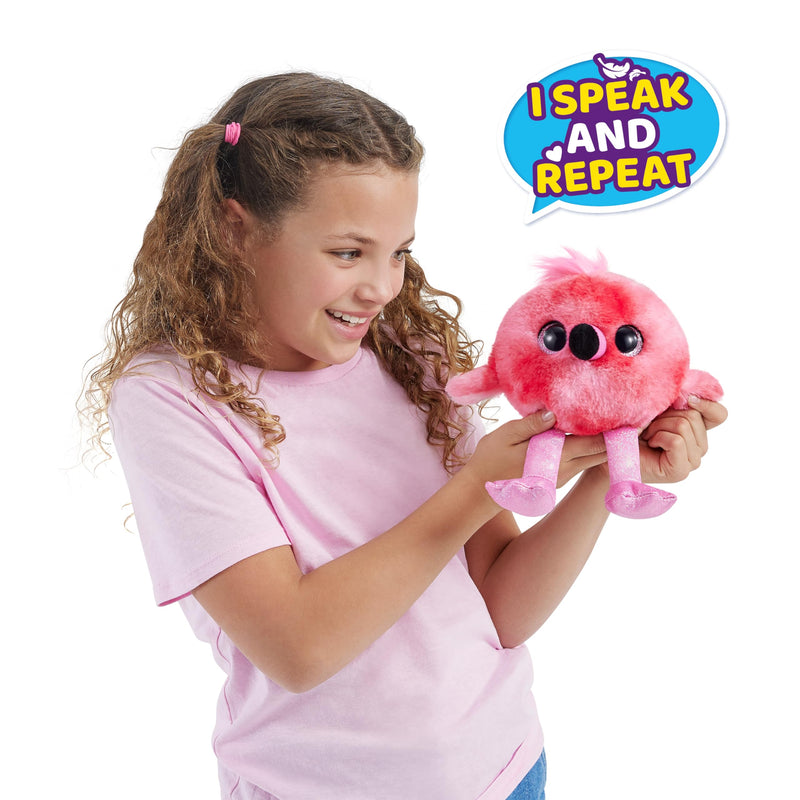 Pets Alive Chirpy Birds (Cuddly) by ZURU, Electronic Pet That Speaks, Surprise Egg, Stickers, Comb, Fluffy Clay, Bird Animal Plush for Girls