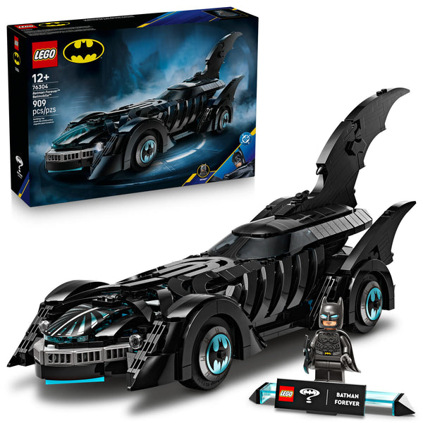 LEGO DC Batman: Batman Forever Batmobile Kids Toy - Building & Learning Toy for Girls & Boys, Ages 12+ - Model Car with Minifigure Included