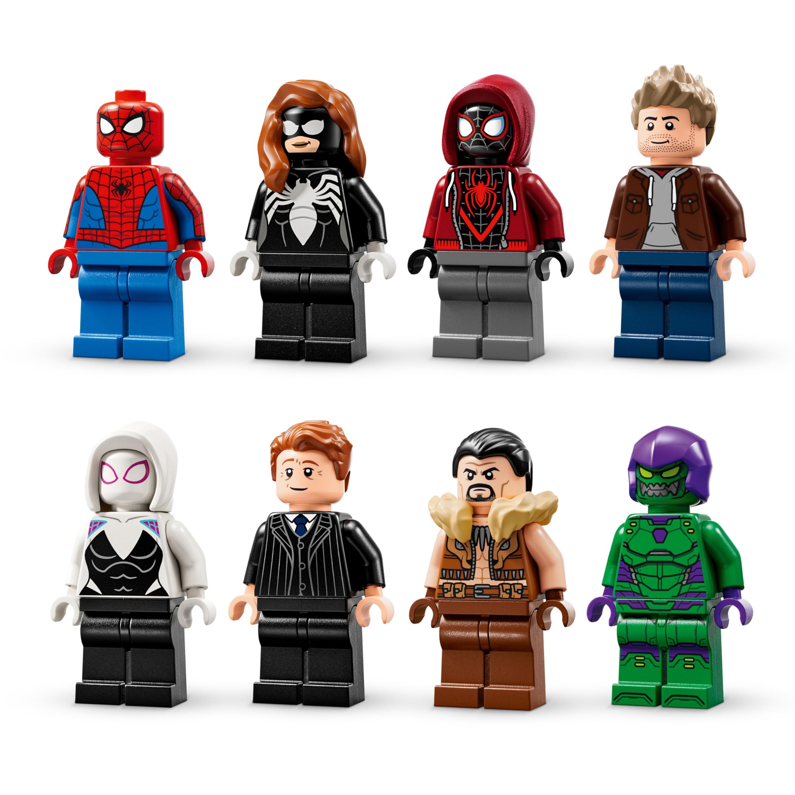 LEGO Marvel Spider-Man vs. Oscorp Building Toy - Pretend Play Set W/8 Toy Minifigures for Boys & Girls, Ages 10+ - Super Hero Building Blocks for Preteens Idea for Birthdays - 76324