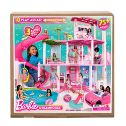 Barbie DreamHouse, Doll House Playset with 75+ Pieces Including Toy Furniture & 3-Story Pool Slide, Pet Elevator & Puppy Play Areas