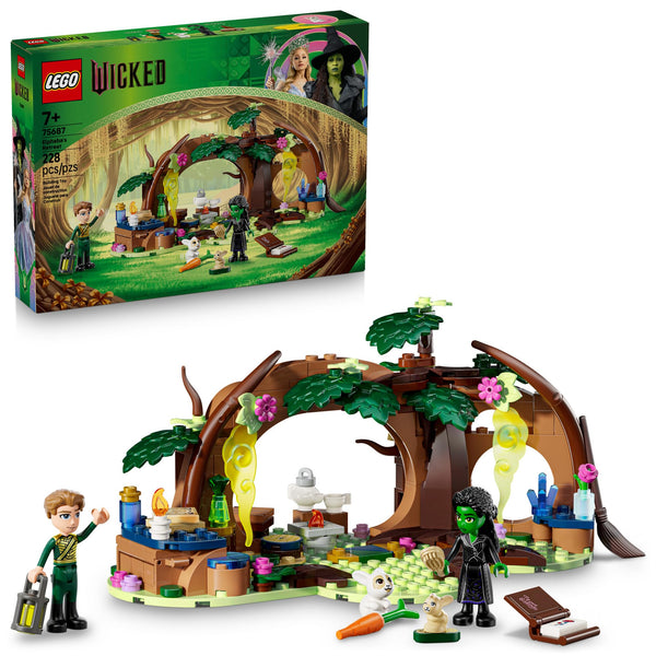 LEGO Wicked Elphaba’s Retreat Building Toy - Elphaba & Fiyero Toy Figures and Playset with Forest Friends - Pretend Play Building Blocks for Kids, Ages 7+