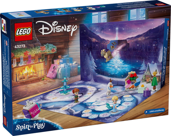 LEGO Disney Frozen Advent Calendar 2025 Kids Toy - Holiday Countdown Playset for Boys & Girls, Ages 5+ - Ana & Elsa Minidolls & Buildable Surprises - Disney Princess Gift for Christmas