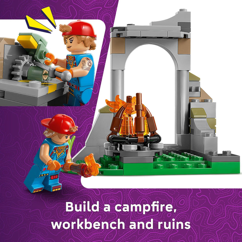 LEGO Fortnite Peely & Sparkplug’s Camp Kids Toy - Pretend Play and Video Game Building Set for Girls & Boys, Ages 7+ - Fortnight Toy Figures Peely, Sparkplug, & More