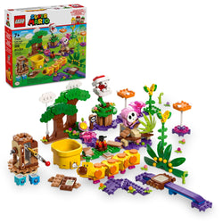 LEGO Super Mario Soda Jungle Maker Set, Customizable Nintendo Birthday Gift, Mario Playset for Kids, Pink Shy Guy and a Wiggler, Jungle Toys for Boys, Girls and Any Gamers Ages 7 and Up, 71434