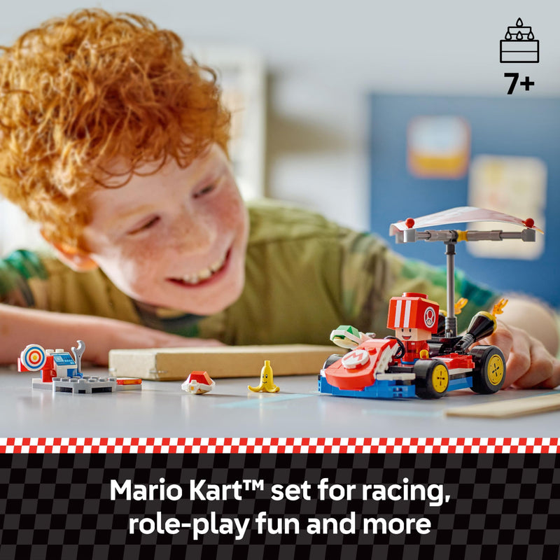 LEGO Super Mario: Mario Kart Standard Kit - Collectible Toy Building Set for Kids, Boys and Girls, Ages 7+ - Nintendo Mario Kart Toy for Fans