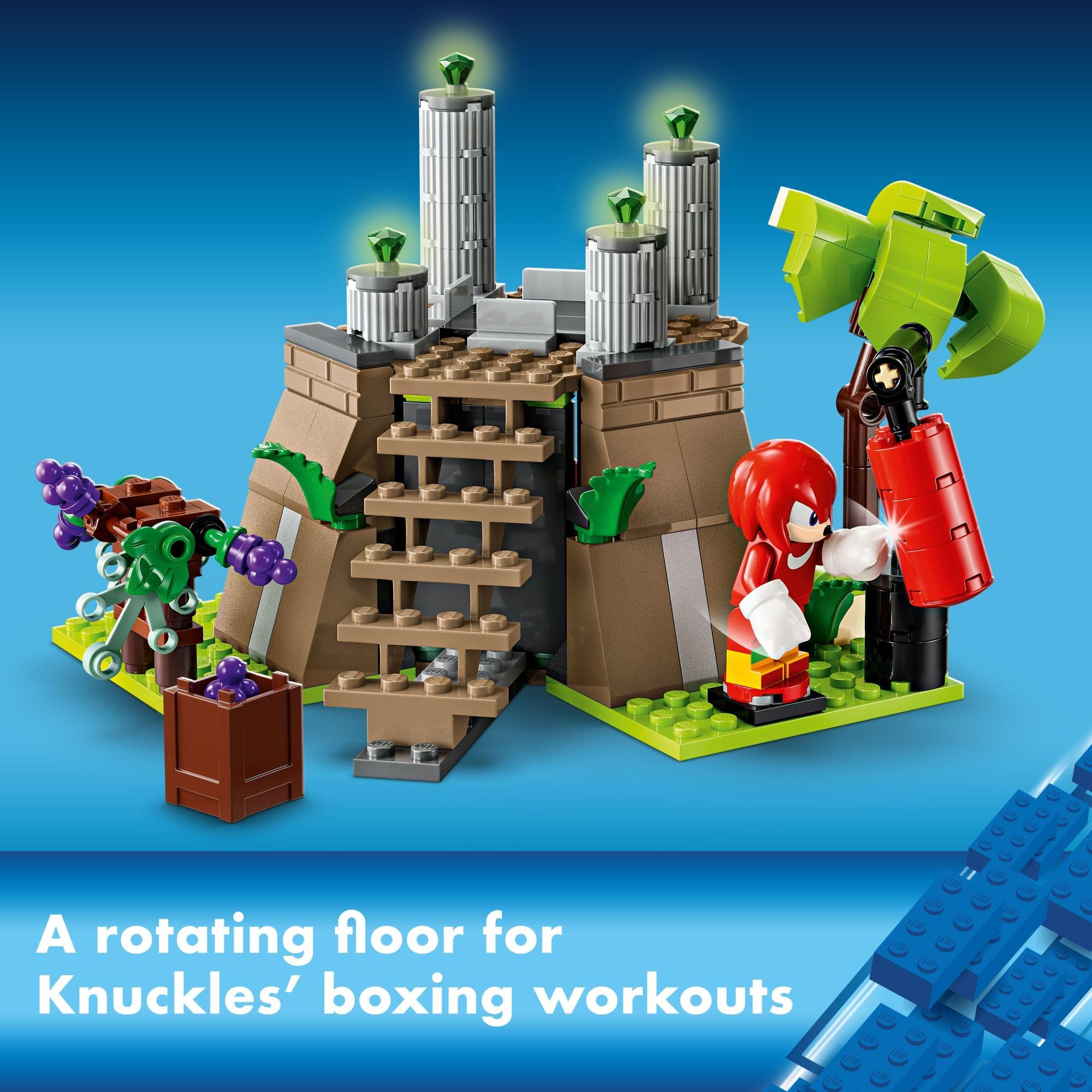LEGO Sonic The Hedgehog: Knuckles and The Master Emerald Shrine Collectible Video Game Toy Building Set, Comes with 2 Sonic Action Figures, Gamer Gift for Boys and Girls Ages 8 and Up, 76998
