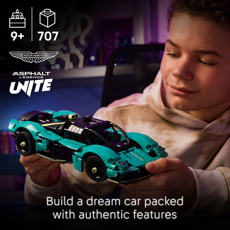LEGO Technic Aston Martin Valkyrie Toy Car - Kids Model Kit Toy for Boys and Girls, Ages 9+ - Vehicle Building Set for Pretend Play & STEM Learning - Sports Car Gift Idea for Birthdays - 42208
