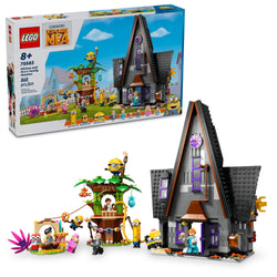 LEGO Despicable Me 4 Minions and Gru's Family Mansion, Minions Toy House and Tree Playset from Movie, Fun Despicable Me Toy, Creative Gift for Boys and Girls Aged 8 and Up, 75583