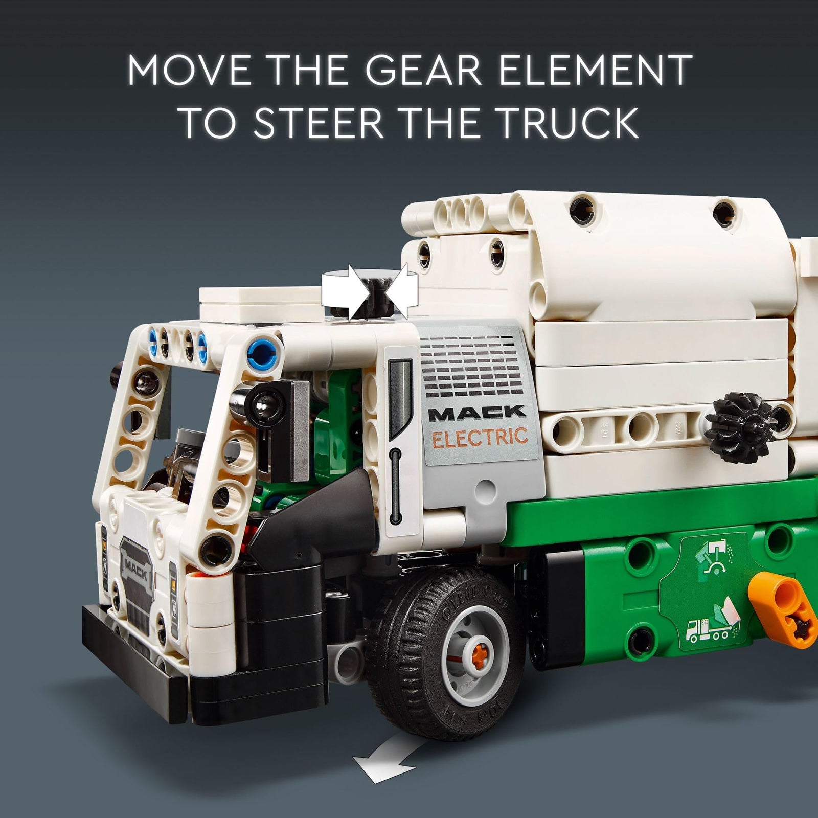 LEGO Technic Mack LR Electric Garbage Truck Toy, Buildable Kids Truck –  StockCalifornia