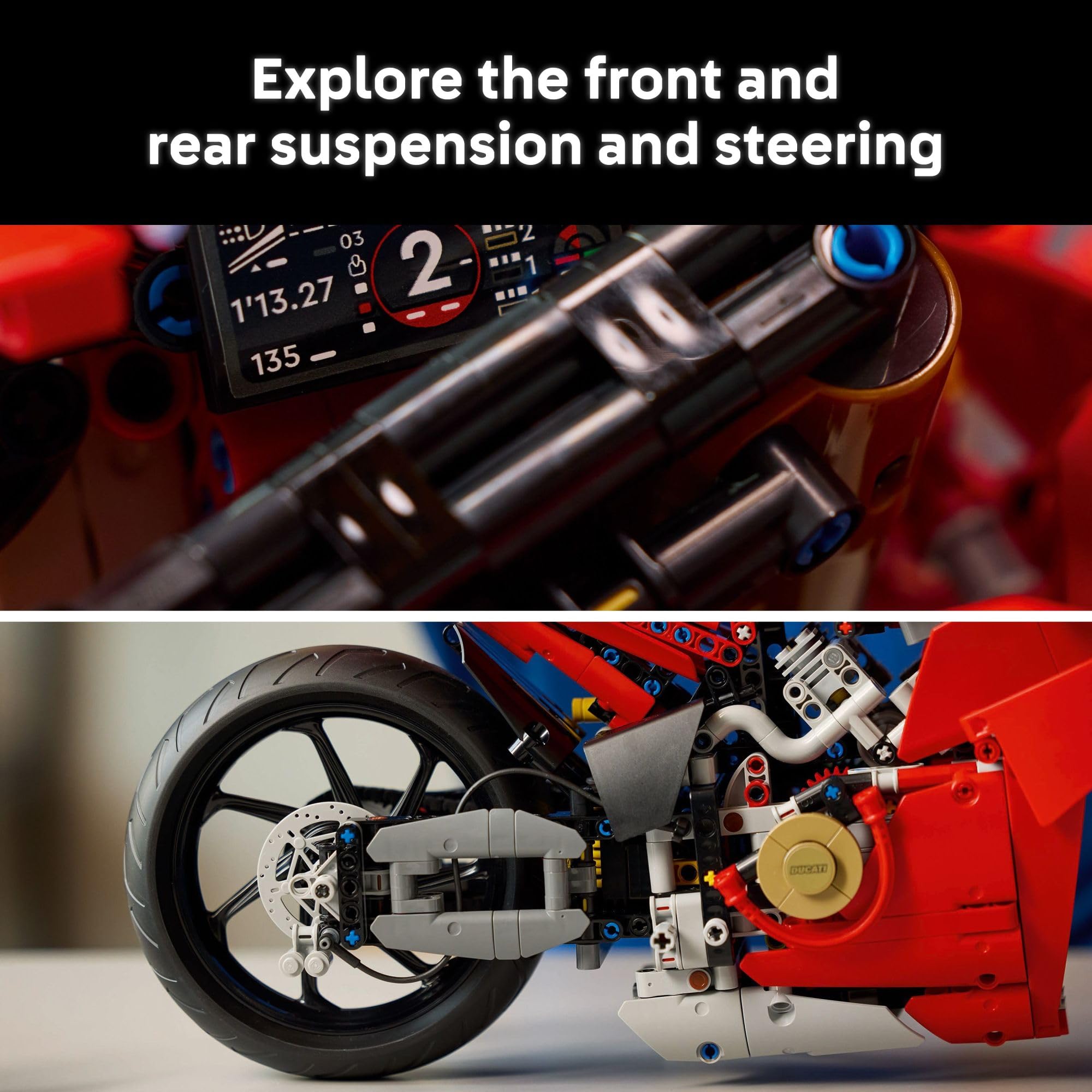 LEGO Technic Ducati Panigale V4 S Motorcycle Toy - Building Set for Adults, Men & Women, Ages 18+