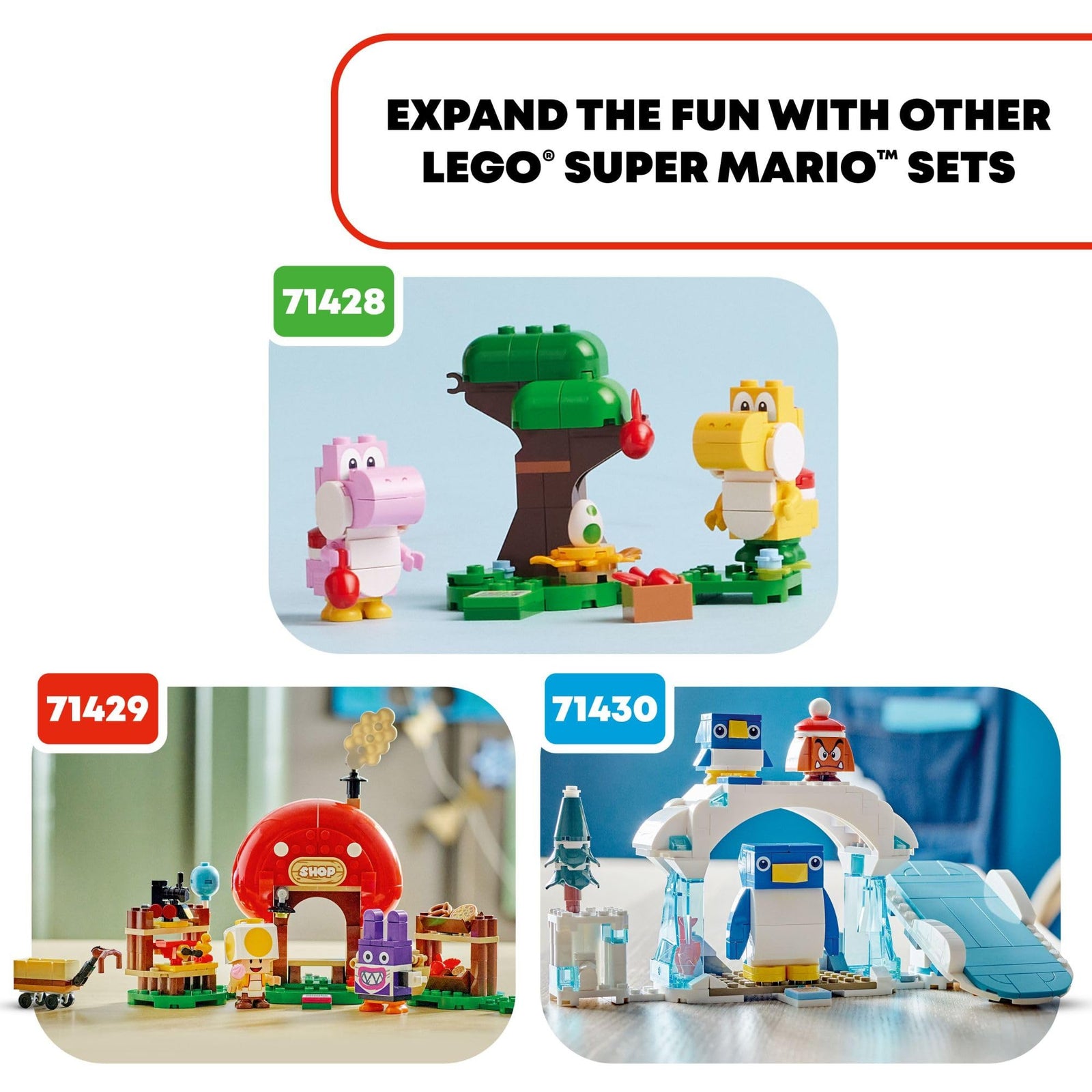 LEGO Super Mario Yoshis' Egg-cellent Forest Expansion Set