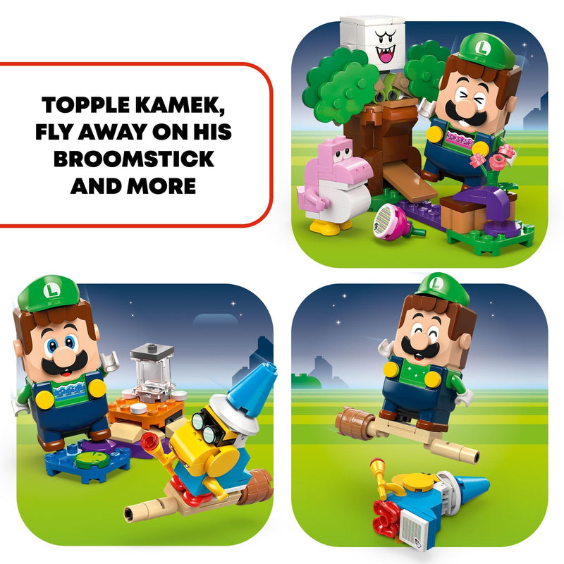 LEGO Super Mario Super Mario Adventures with Interactive Luigi Toy - Building Toys for Kids, Boys & Girls, Ages 6+ - Nintendo Gift Idea for Christmas with 4 Figures - 71440