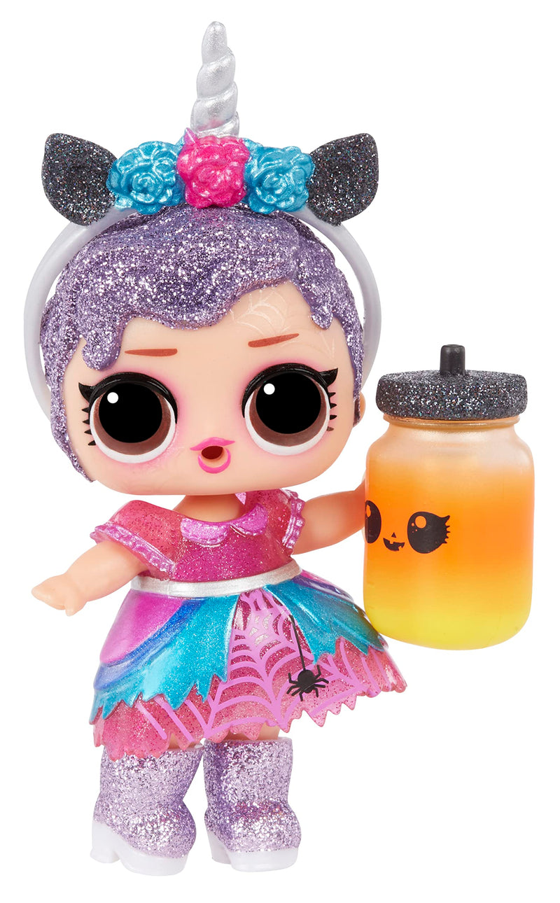 L.O.L. Surprise! Glitter Glow Doll Enchanted B.B. with 7 Surprises, Halloween Dolls, Accessories, Limited Edition Dolls, Collectible Dolls, Glow-in-The-Dark Dolls