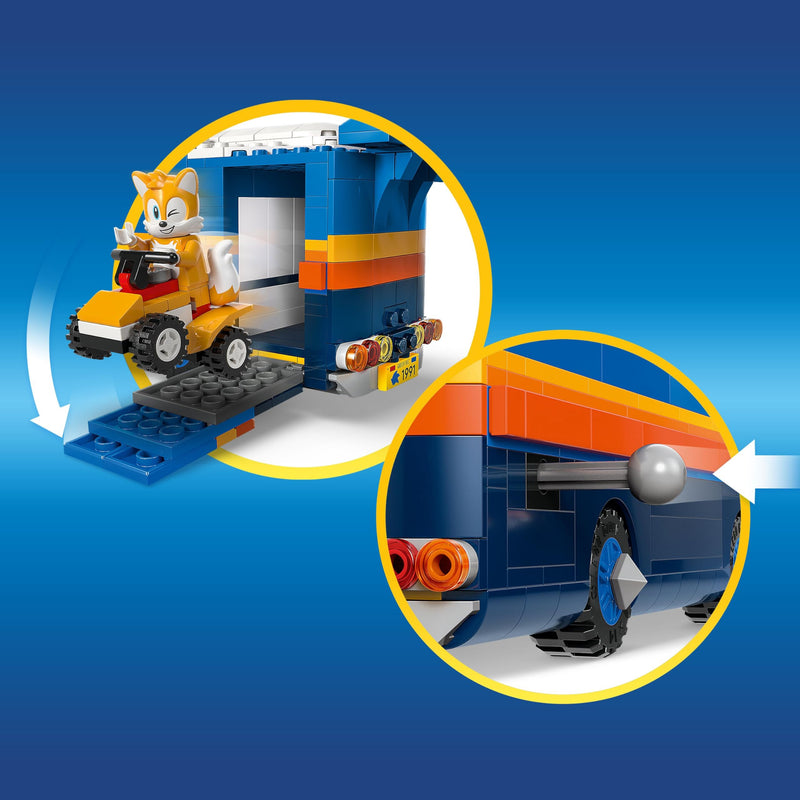 LEGO Sonic The Hedgehog Team Sonic Command Truck Building Toy - Pretend Play Vehicle W/5 Figures for Boys & Girls, Ages 8+ - Toy Building Blocks for Kids