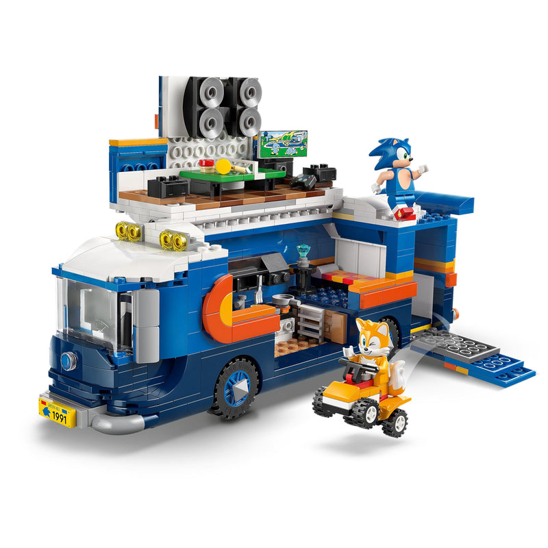 LEGO Sonic The Hedgehog Team Sonic Command Truck Building Toy - Pretend Play Vehicle W/5 Figures for Boys & Girls, Ages 8+ - Toy Building Blocks for Kids