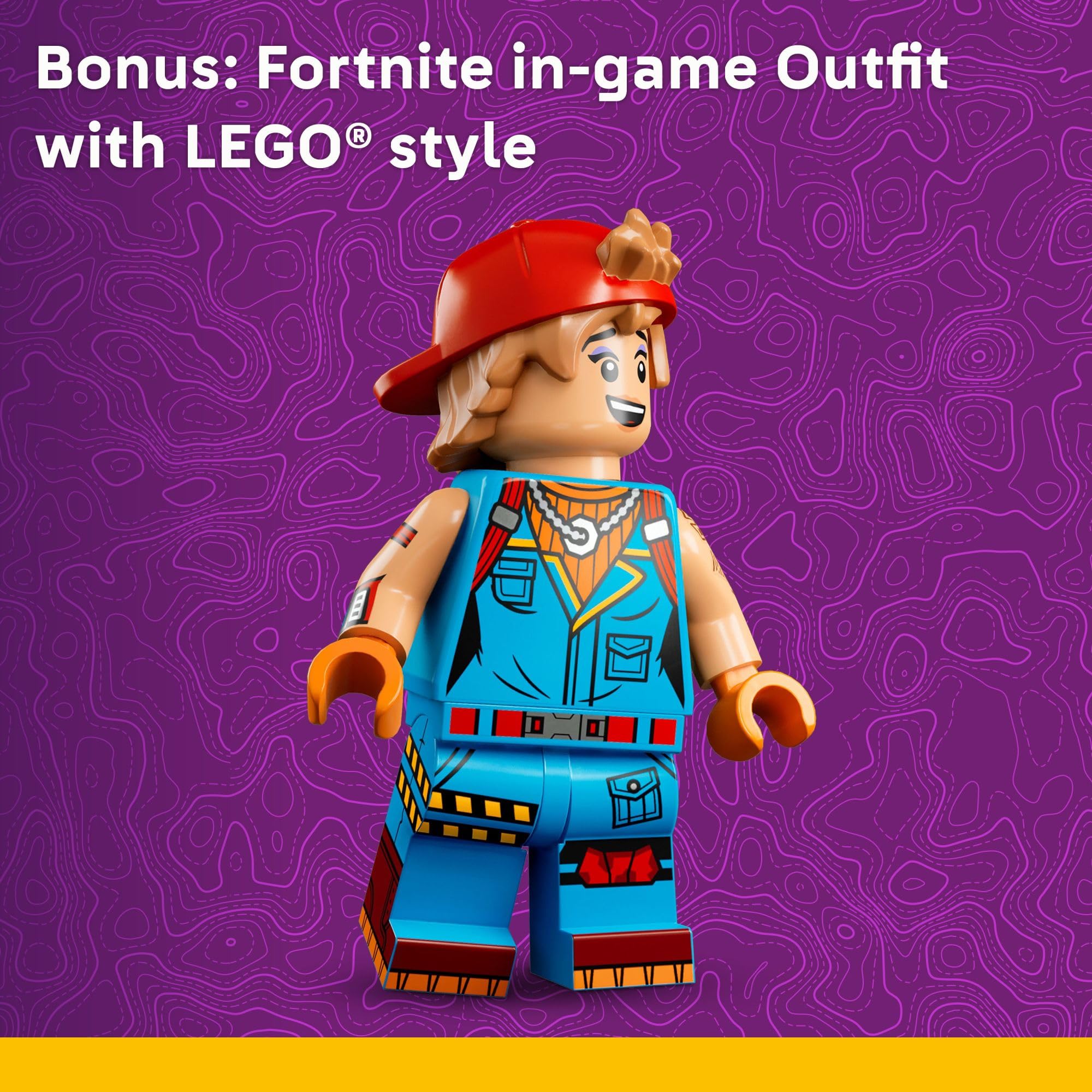 LEGO Fortnite Peely & Sparkplug’s Camp Kids Toy - Pretend Play and Video Game Building Set for Girls & Boys, Ages 7+ - Fortnight Toy Figures Peely, Sparkplug, & More