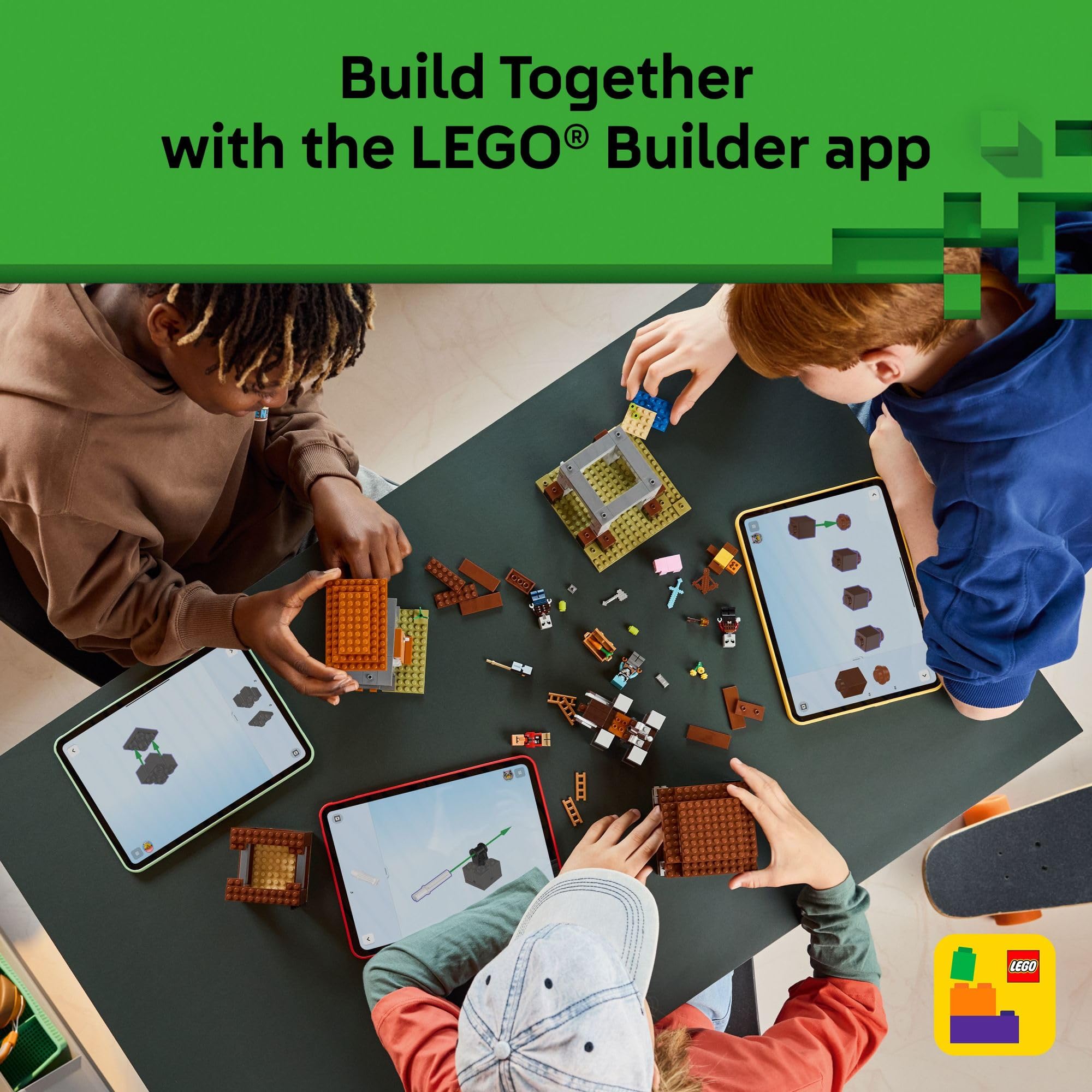 LEGO Minecraft The Pillager Outpost and Ravager Building Toy - Video Game Building Blocks for Kids, Boys & Girls, Ages 9+ - Includes Space Sentinel & 3 Minifigures