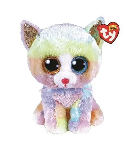 TY Beanie Boos Collection Heather 15 cm  Plush Toy, Green/Pink, 15 cm