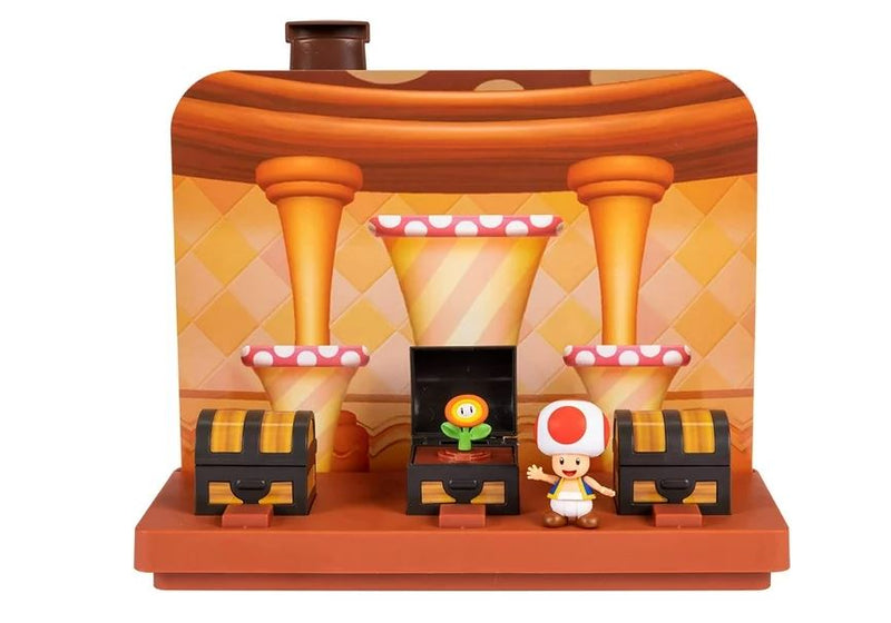 World of Nintendo Super Mario Deluxe Toad House Playset