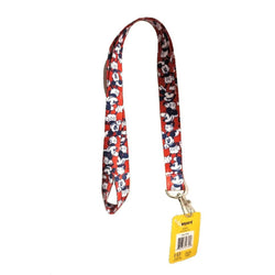 Keychain, Mickey Mouse Lanyard, Red