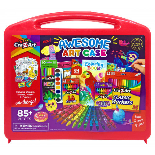 Cra-Z-Art Creative Art Center, Drawing Set with Case, Beginner to Expert,  Child to Adult