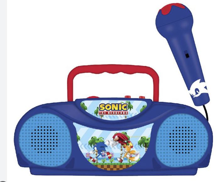 Sonic The Hedgehog Sing-A-long Boombox