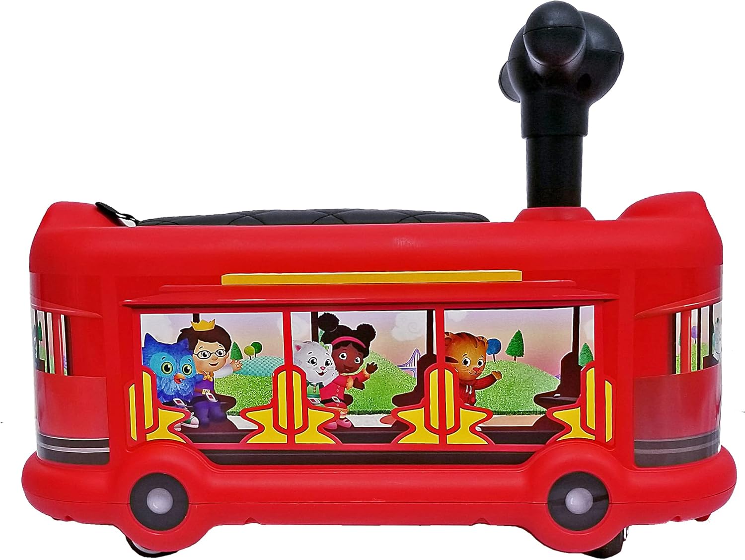 Best Ride On Cars Daniel Tiger's Trolley Push Car, Red