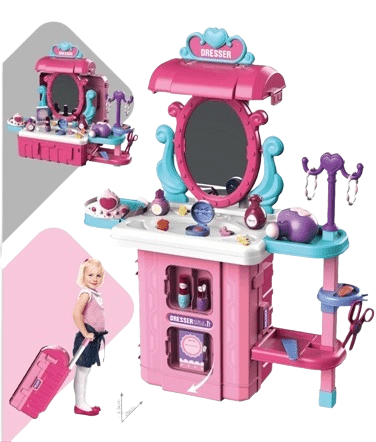 Kids Mobile Dresser 3 in 1 Beauty Set