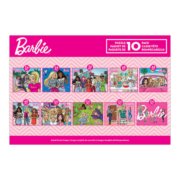Barbie: 10-in-1 Multipack Puzzle Assortment - R Exclusive