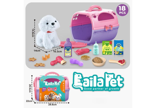 Pet Care Play Set For Children, Laila Pet Good Partner of Growth Toy Set