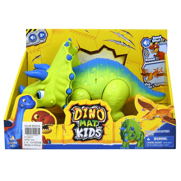 Dino Mat Kids Triceraptor with Sound in open box