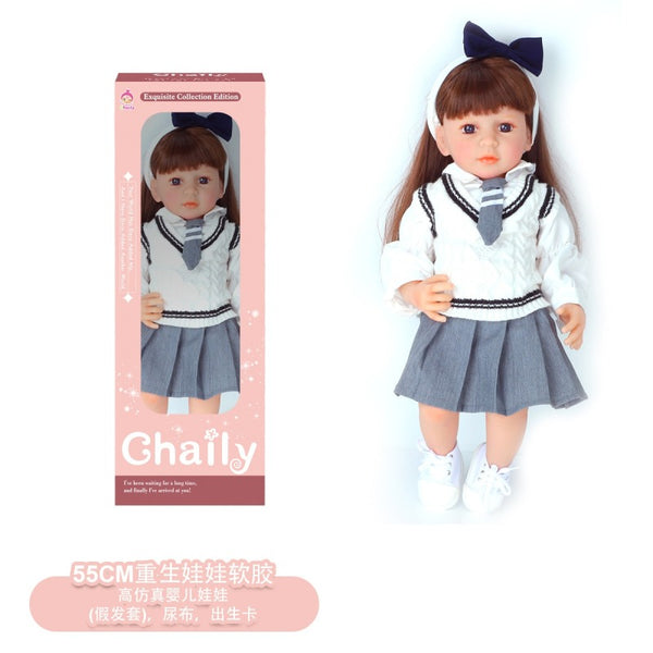 Baby Doll, 55cm Reborn Doll Soft Rubber High Stimulation